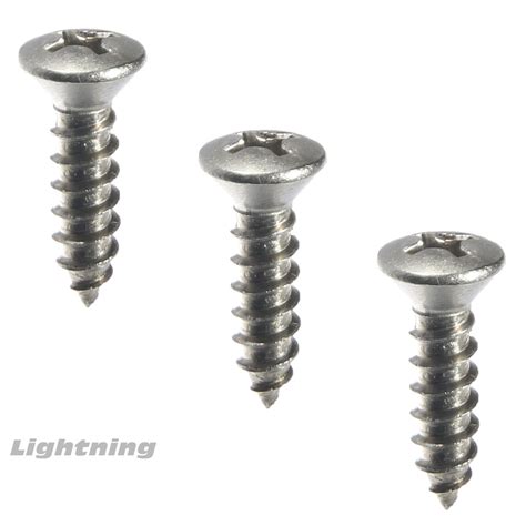 Phillips Oval Head Sheet Metal Screw Stainless Steel X