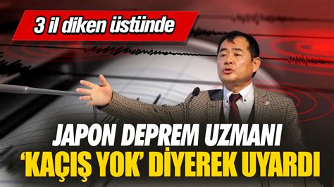 Japon Deprem Uzman Ka Yok Diyerek Uyard Il Diken St Nde