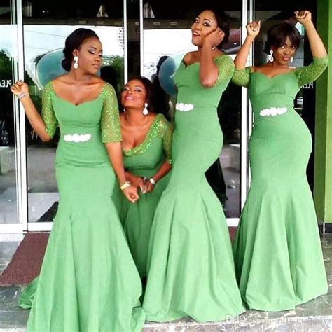 Modern African Bridesmaid Dresses