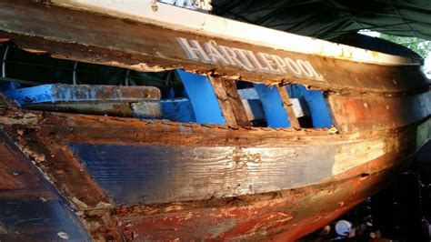 Repairing a Yorkshire Coble