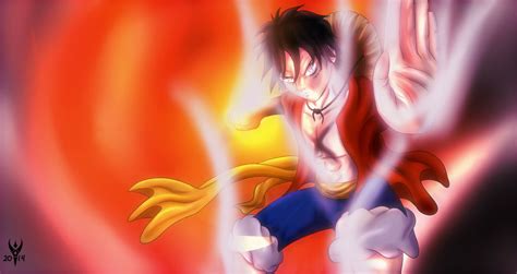 Monkey D. Luffy - Gum Gum Red Hawk by Arenthor on DeviantArt