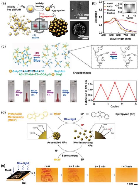 Light‐induced Nanoparticle Assembly Of A Pnipam‐coated Au