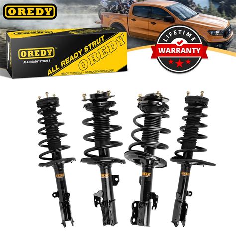 Oredy Front Pair Complete Struts Assembly Shock Coil Spring Assembly