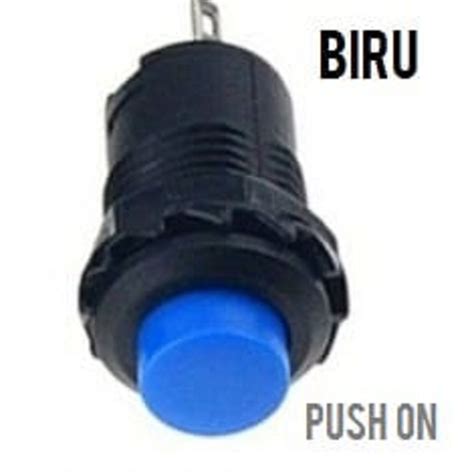 Jual Rak 1c Saklar Warna Switch Push On Off Bulat 12v 24 Volt 2 Pin