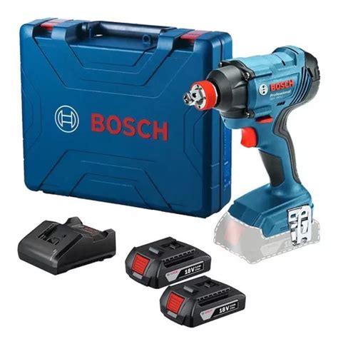 Parafusadeira Chave De Impacto Bateria Gdx 180 Li 18v Bosch Cor Azul