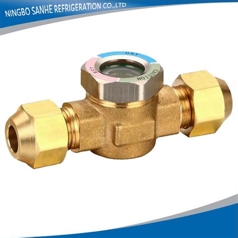 Sanhe Brass Refrigeration Sight Glass Model Sg Coowor