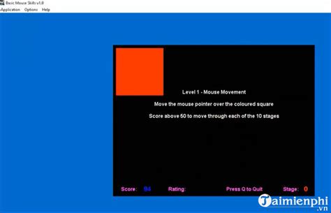 Link tải phần mềm luyện chuột lớp 3, 2, 1 Basic Mouse Skills phổ biến