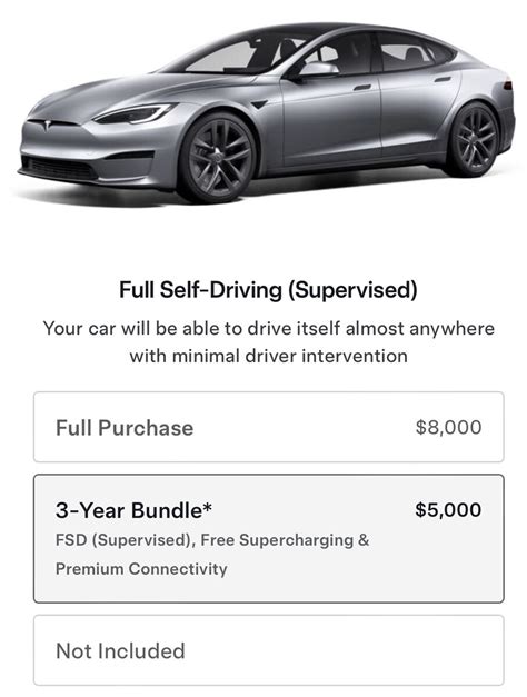 Il Nuovo Bundle Tesla Per Le Model S E X Del Comprende Fsd