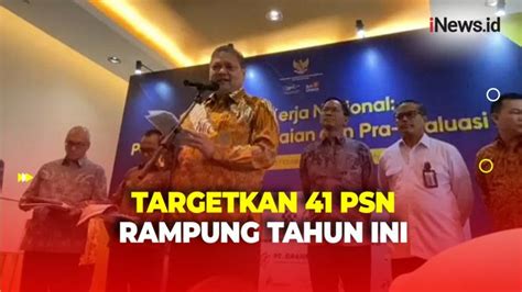 Airlangga Sebut 41 Proyek Strategis Nasional Senilai Rp554 Triliun