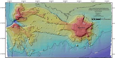 High Resolution Multibeam Bathymetry Map Of The Bright And Rankin Banks