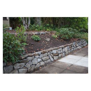 Dry Stack Retaining Walls After Montagne Jardin Portland Par