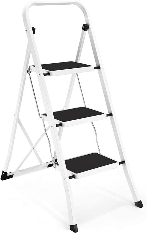 Step Ladder Hbtower Lightweight Folding Step Stools For Adults With