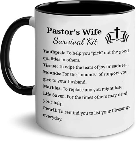 Amazon LAVONNE Pastor S Wife Survival Kit Personalized Mug Gift