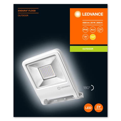 LEDVANCE Endura Flood LED 50W WT 3000K Warm White Fluter Floodlight