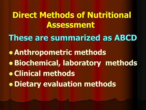 Ppt Assessment Of Nutritional Status Powerpoint Presentation Free