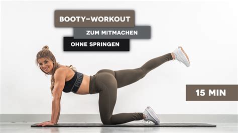 Knackiger Po Workout für Zuhause 15 min ohne springen und ohne Geräte