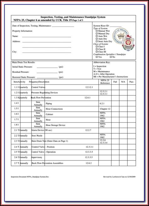 Nfpa Annual Fire Pump Testing Forms Form Resume Examples Xz Pppx Q