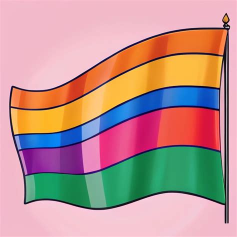 Premium Photo Pride Flag Rainbow Colours Lgbtq Support