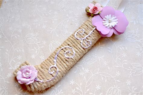 Wall Decor Room Decor Letter Decor Letter Ornament Jute Letter Wood ...