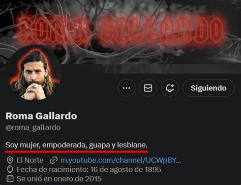 La Youtuber Roma Gallardo Habla Sobre Su Cambio Registral A Mujer