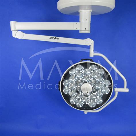 Stryker Visum LED 5 Pole Single Surgical Light System Maxim Medical