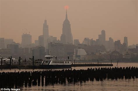 NYC Landmarks Are Blanketed In Smoke Pouring Across The Northeast From