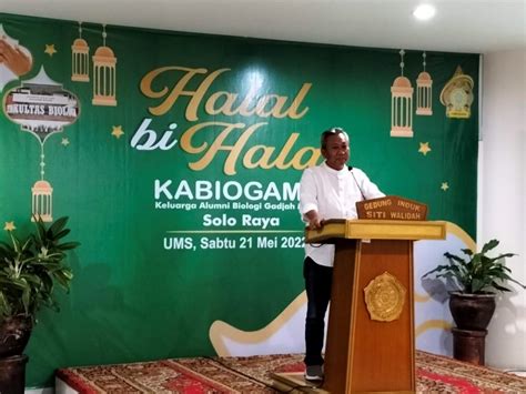 Kegiatan Halalbihalal Sekaligus Pelantikan Pengurus Kabiogama Korwil