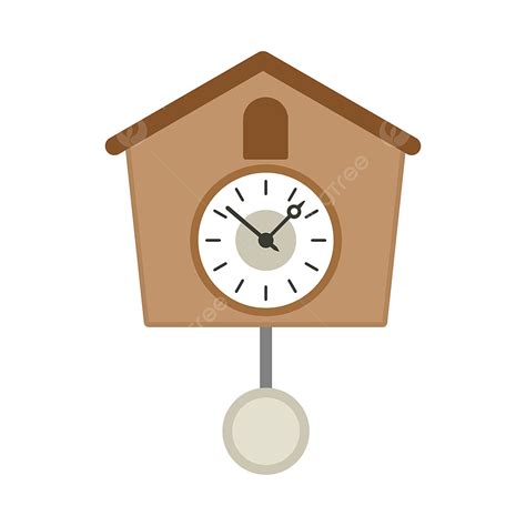 Cuckoo Clock Vector Hd PNG Images Vintage Wooden Cuckoo Clock Icon