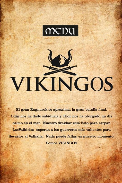 MENU VIKINGOS 2022 By Flipsnack