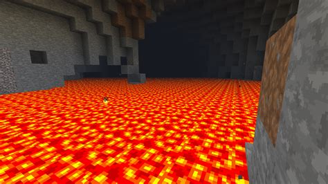 I Ve Never Seen This Big Lava Lake Before R Minecraft