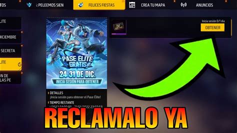 Entra Ya A Reclamar El Pase Elite En Free Fire Como Conseguir El Pase