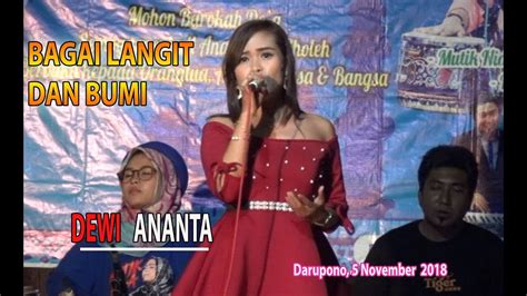 Bagai Langit Dan Bumi Cover VIA VALLEN Dewi Ananta Di Iringi RAtu