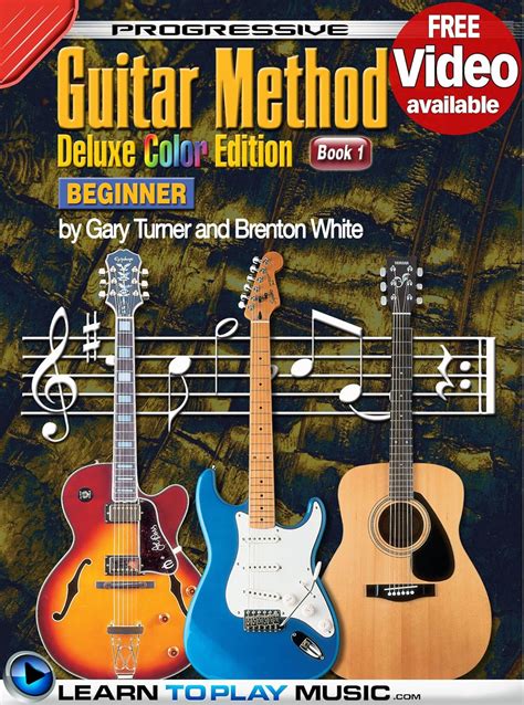 Progressive Guitar Method Book 1 Teach Yourself How To Play Guitar Free Video Available