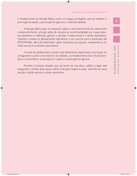 Sa De Sexual E Sa De Reprodutiva Pdf