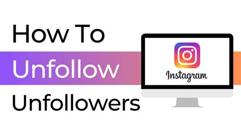 How To Unfollow People Who Dont Follow You Instagram Youtube