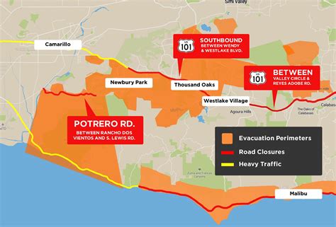 Nbc Los Angeles On Twitter Latest Evacuation Map Orange Shows Mandatory Evacuations Topanga