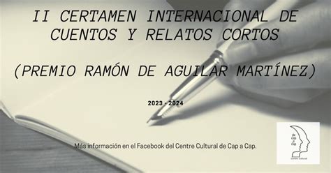 II CERTAMEN INTERNACIONAL DE CUENTOS Y RELATOS CORTOS Premio Ramón de