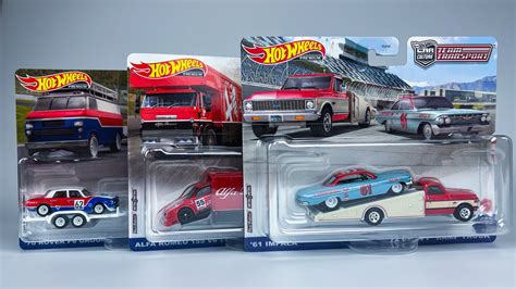 Unboxing Hot Wheels 2023 Team Transport Mix B Toy Network