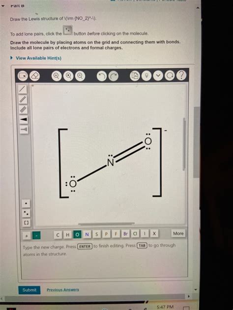 Solved Can Someone Draw The Lewis Structure For No2 This