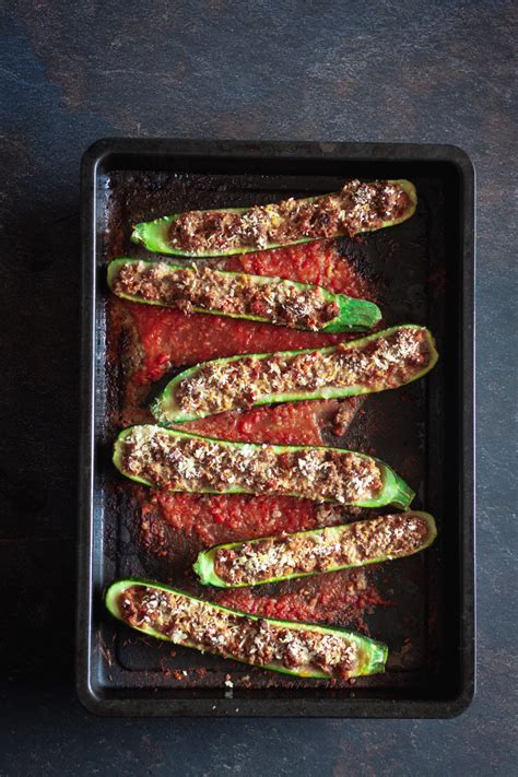 Mediterranean Stuffed Marrows With Beef Mince The Classy Baker