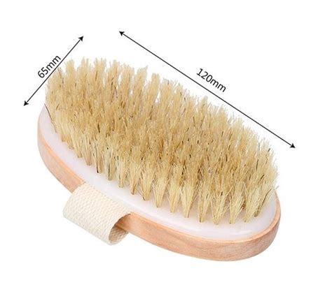 Natural Bristle Body Brush Direct From The Therapist