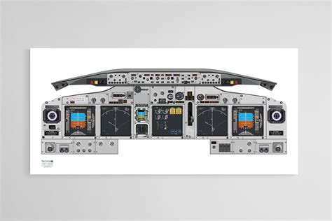 B737 Cockpit Poster 737 Simulator Training Boeing 737 800 Cockpit Poster Boeing 737 Ng Cockpit