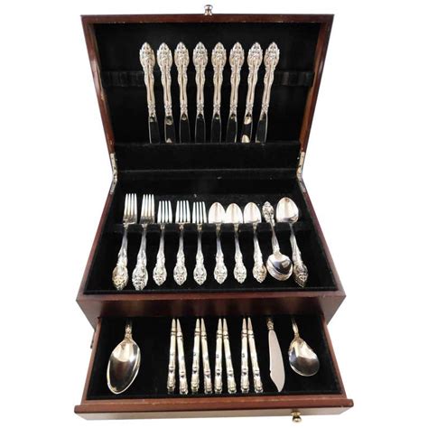 La Scala By Gorham Sterling Silver Flatware Service For 8 Set 40 Pieces For Sale At 1stdibs