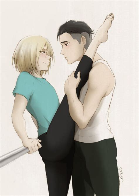 Yuri On Ice Otabek Altin And Yuri Plisetsky Art By Nikkiyan Otayuri