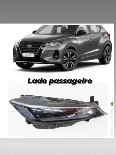 Farol Lado Direito Nissan Kicks Full Led 2021 2022 Original