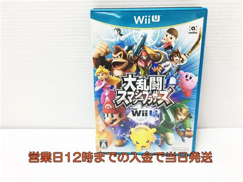 【目立った傷や汚れなし】wiiu 大乱闘スマッシュブラザーズ For Wii U ゲームソフト 状態良好 1a1019 654eyg1 の