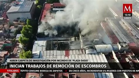 As Se Ve Hoy La Plaza Oasis En Tepito Tras El Incendio De M S De