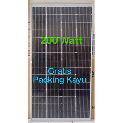 Jual Solar Panel Maysun Wp Mono Solar Cell Panel Surya Shopee