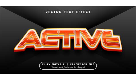 Text Effect Active Text Style Graphic By Arroyan Art Creative Fabrica