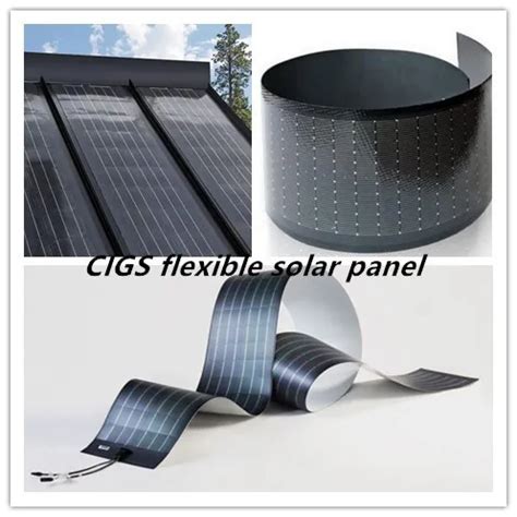 Cigs Flexible Thin Film Solar Panel With Etfe Material W W W